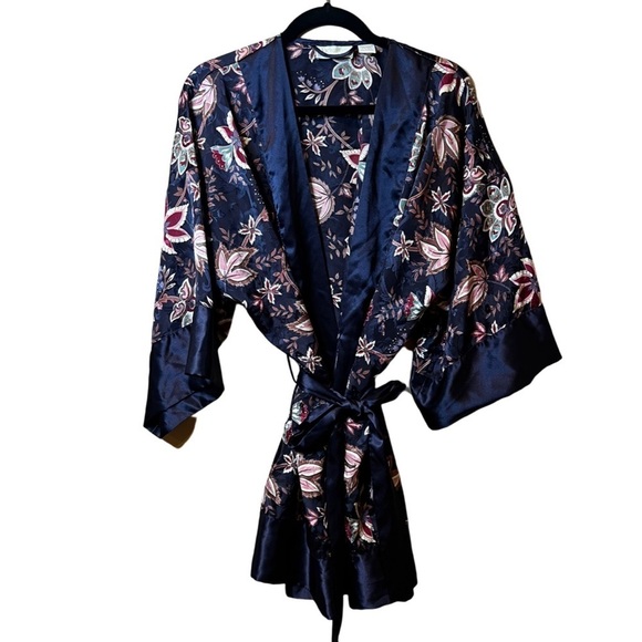 Victoria’s Secret Vintage Gold Label Floral Robe One Size - Picture 1 of 5